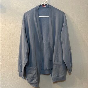 Ginnis Girl Blue Button Down Cardigan